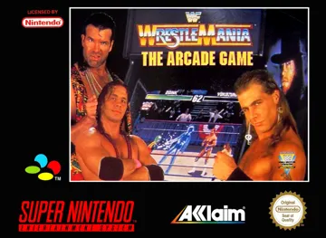 WWF WrestleMania - The Arcade Game (Europe) box cover front